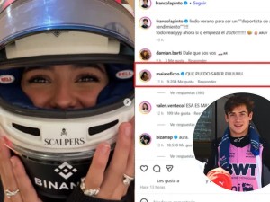 Franco Colapinto y Maia Reficco estarían saliendo: los cruces en redes que encendieron rumores