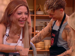 "Mi amor": Evangelina Anderson pinchó a Ian Lucas en pleno vivo