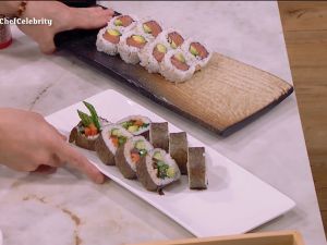 Los participantes de Masterchef Celebrity fueron desafiados a hacer sushi y recibieron una clase magistral